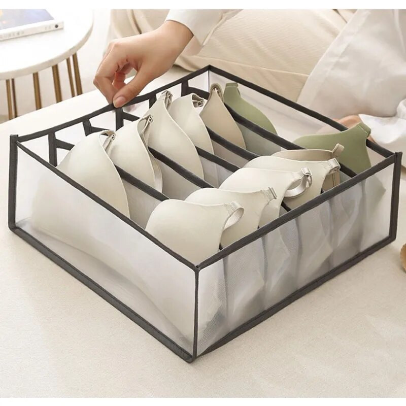 1kom Grudnjaci Gaćice Čarape Organizator Pretinac za odjeću Kutija za pohranu Sklopivi kućni ormarić Pregrada Ladica Organizacija ormara