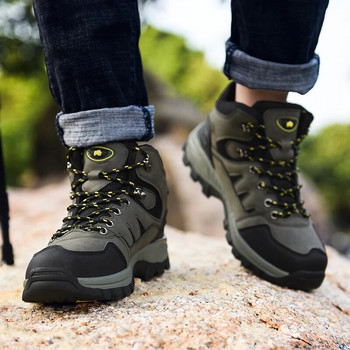 2022 Мъжки обувки за туризъм на открито Планински маратонки за катерене Тактически обувки за туризъм Мъжки къмпинг Ботуши за ходене zapatos