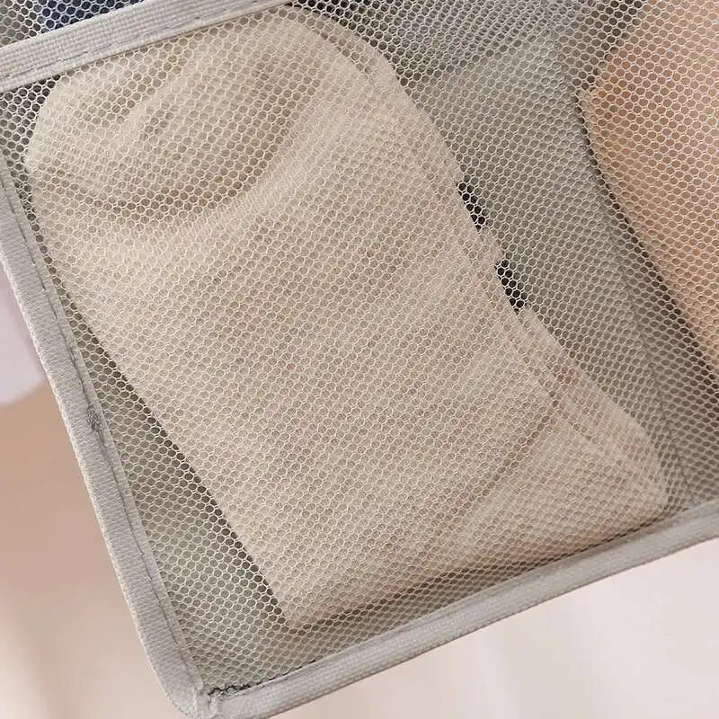 6Kišenės Pakabinamas apatinis trikotažas Drabužiai Neaustinė spinta Sandėliavimas Sulankstomas krepšys Kojinės durys Dvipusis drabužių spintos organizatorius