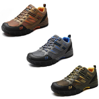 Водоустойчиви туристически обувки Мъжки летни туристически обувки на открито Трекинг обувки Дишащи удобни ходещи Ловни тактически маратонки