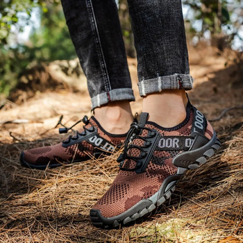 Летни дишащи мъжки туристически обувки Мрежести външни мъжки маратонки Обувки за катерене Мъжки трекинг обувки Бързосъхнещи водни обувки Обувки Creek