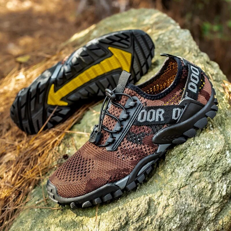 Vasarą kvėpuojantys vyriški žygių batai tinkliniai lauko vyriški sportbačiai laipiojimo batai vyriški žygių batai greitai džiūstantys vandens batai Creek batai