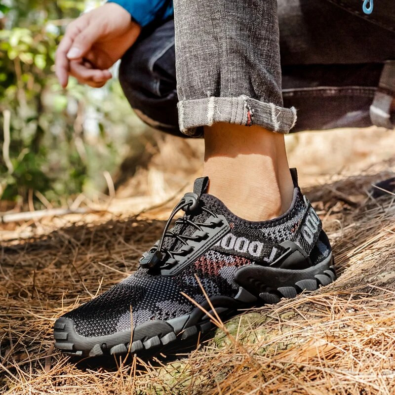 Vasarą kvėpuojantys vyriški žygių batai tinkliniai lauko vyriški sportbačiai laipiojimo batai vyriški žygių batai greitai džiūstantys vandens batai Creek batai
