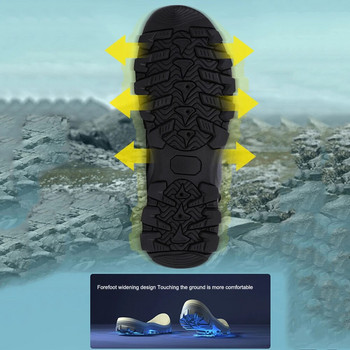 Υψηλής κορυφής Barefoot Upstream Water Παπούτσια Quick Dry Aqua Παπούτσια Αντιολισθητικά με πλέγμα Αναπνεύσιμα υδάτινα πάνινα παπούτσια Αντιολισθητικά παπούτσια Wading Sh