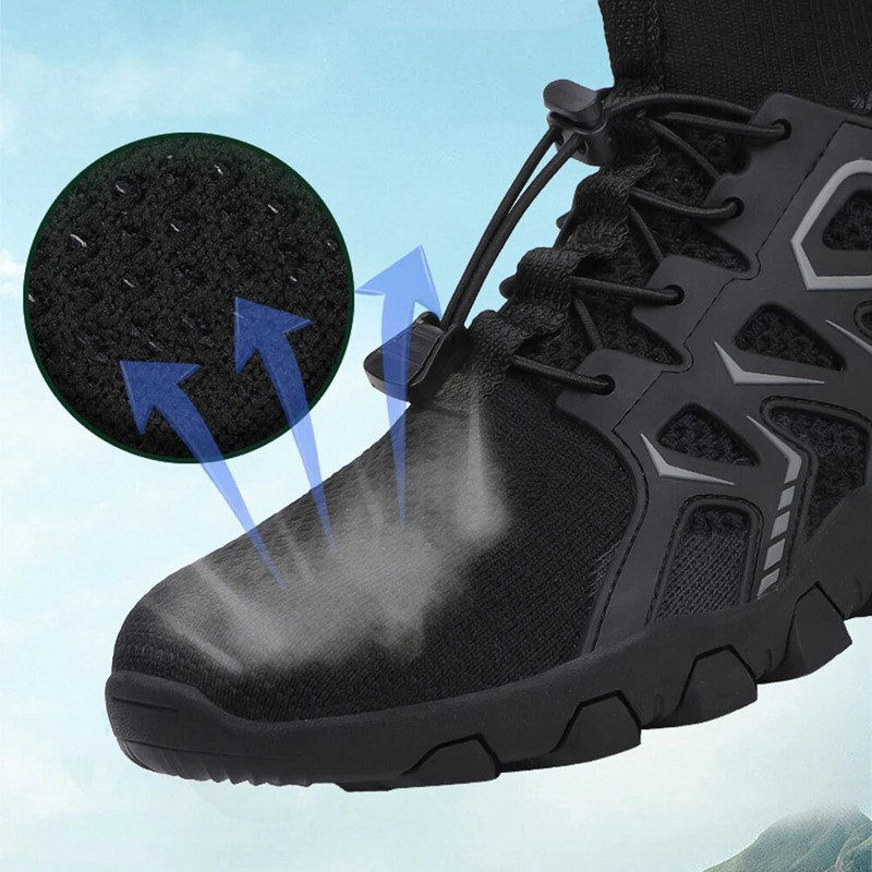 Visoke cipele za bosonogu uzvodnu vodu Brzosušeće vodene cipele Neklizajuće mrežaste tenisice za vodu Prozračne Protuklizna obuća za gaženje Sh