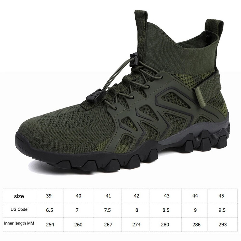 Visoke cipele za bosonogu uzvodnu vodu Brzosušeće vodene cipele Neklizajuće mrežaste tenisice za vodu Prozračne Protuklizna obuća za gaženje Sh