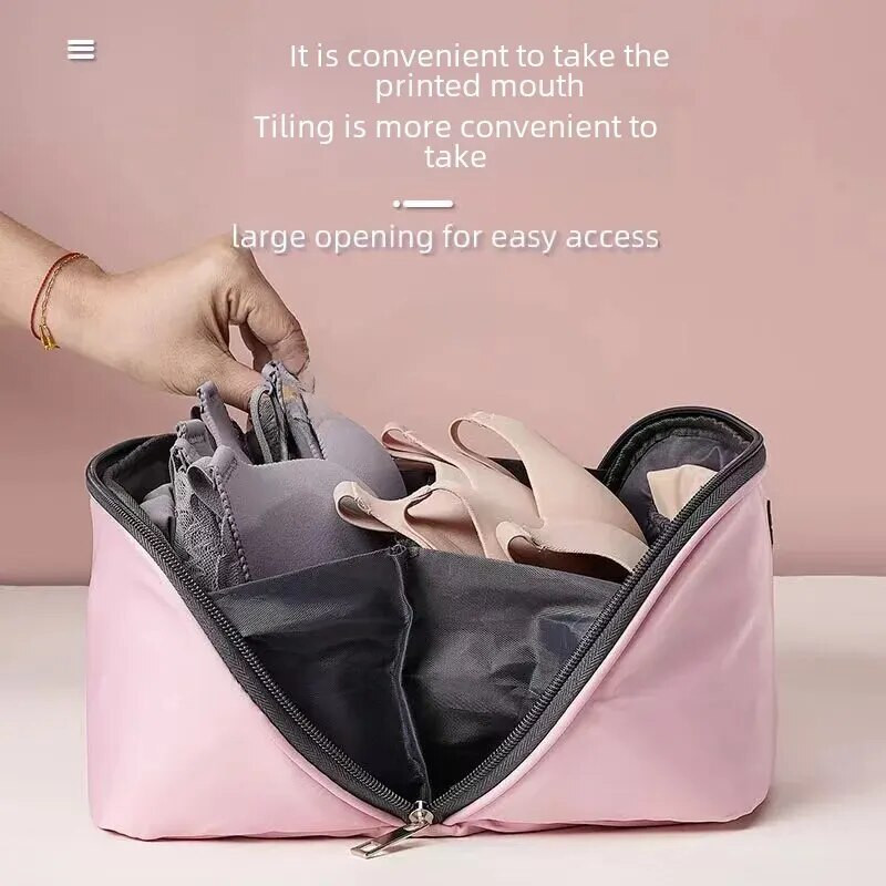 Nešiojamo audinio apatinių drabužių laikymo krepšys Kelioninis liemenėlės kelnių laikiklis Mobilus kelioninis laikymo krepšys Kelionė verslo kelionė