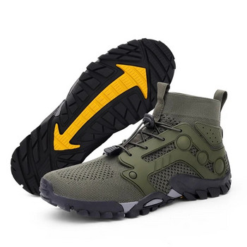 Νέα δικτυωτά αναπνέοντα παπούτσια πεζοπορίας Μέγεθος 36-47 Ανδρικά αθλητικά παπούτσια για ανδρικά παπούτσια για πεζοπορία ορειβατικής ορειβασίας για ανδρικά καλοκαιρινά