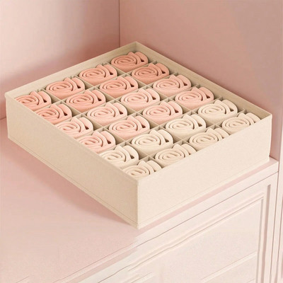 1PC-Εσώρουχα Organizer Ντουλάπι Συρτάρι Διαχωριστικό Κουτί Organizer Κάλτσες Σουτιέν Ζώνη Εσωρούχων Κουτί αποθήκευσης Ντουλάπα Ρούχα Όργανο αποθήκευσης