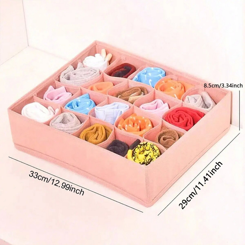 1PC-Εσώρουχα Organizer Ντουλάπι Συρτάρι Διαχωριστικό Κουτί Organizer Κάλτσες Σουτιέν Ζώνη Εσωρούχων Κουτί αποθήκευσης Ντουλάπα Ρούχα Όργανο αποθήκευσης