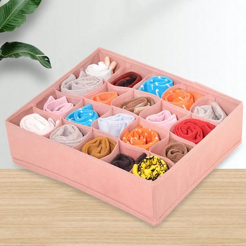 1PC-Εσώρουχα Organizer Ντουλάπι Συρτάρι Διαχωριστικό Κουτί Organizer Κάλτσες Σουτιέν Ζώνη Εσωρούχων Κουτί αποθήκευσης Ντουλάπα Ρούχα Όργανο αποθήκευσης
