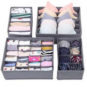 Organizator za donje rublje Čarape Grudnjak Hlače Kravata Kutija za pohranu Traperice Organizacija odjeće Ladice ormara Pregrade Organizatori za pohranu