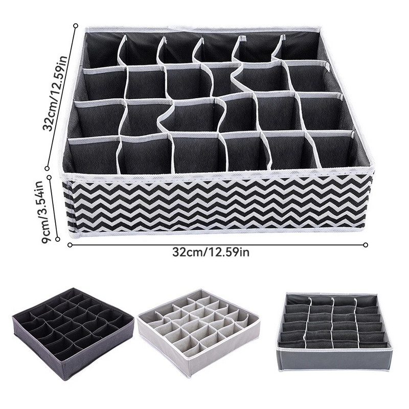 Organizator za donje rublje Čarape Grudnjak Hlače Kravata Kutija za pohranu Traperice Organizacija odjeće Ladice ormara Pregrade Organizatori za pohranu