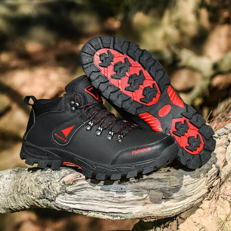 Meeste tossud nahast veekindlad matkasaapad 2023 Uued Turvajalatsid meeste spordijalatsid kvaliteetsed libisemiskindlad välisjalatsid