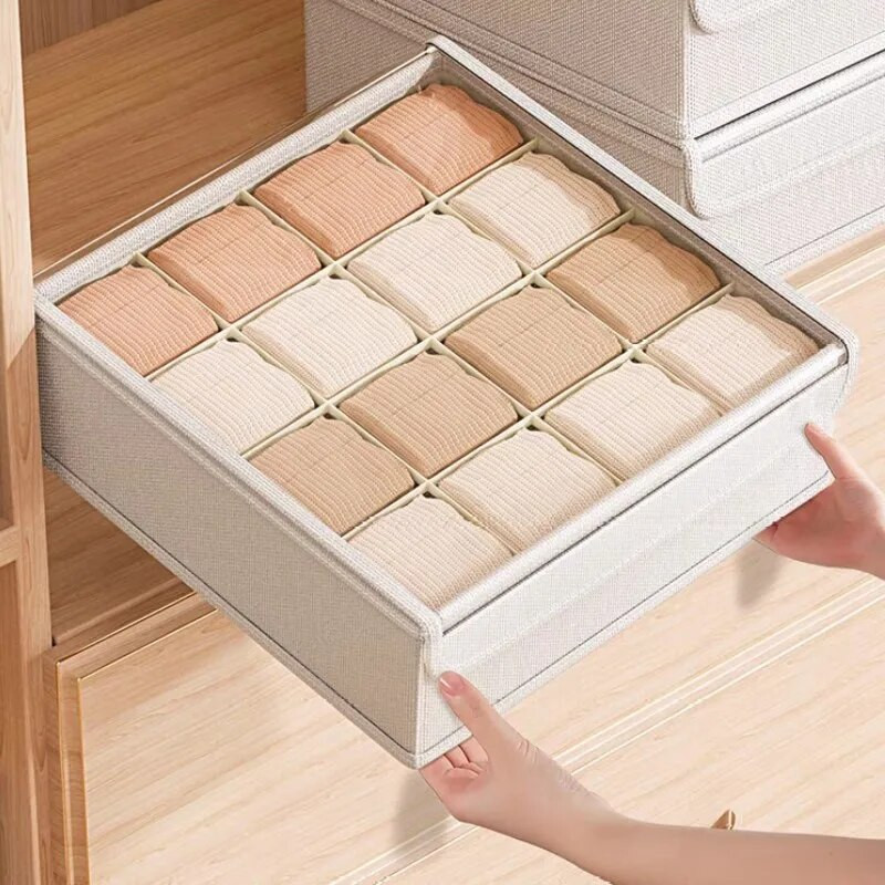 Grudnjak Organizator za donje rublje s poklopcima Sklopive gaćice Čarape Kutije za pohranu Ormar Organizator za odjeću Ormarić Ladice Kutija za odvajanje