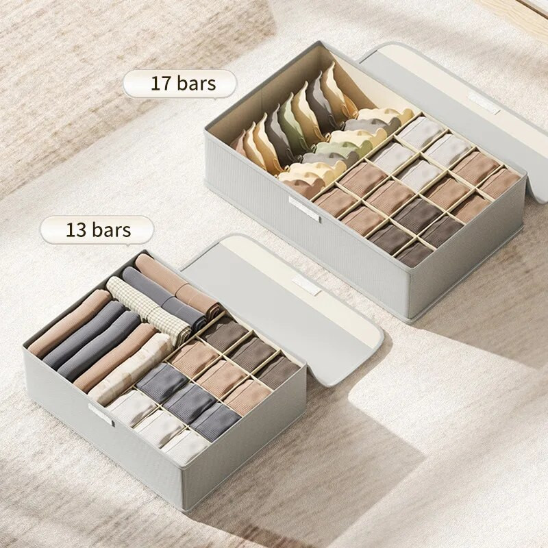 Grudnjak Organizator za donje rublje s poklopcima Sklopive gaćice Čarape Kutije za pohranu Ormar Organizator za odjeću Ormarić Ladice Kutija za odvajanje