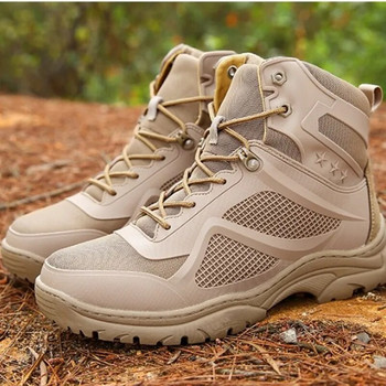 Tactical Shoes Ανδρικές μπότες πεζοπορίας εξωτερικού χώρου Ανδρικές αντιολισθητικές μπότες Tactical Outdoor ορειβατικά αθλητικά παπούτσια για υπαίθρια πεζοπορία