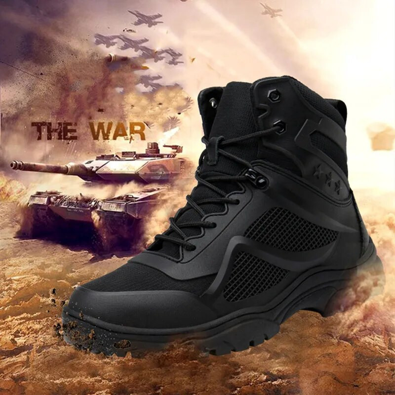 Taktiniai batai Vyriški lauko žygių batai Vyriški neslystantys taktiniai batai laipiojimo į kalnus sportiniai batai, skirti žygiams lauke