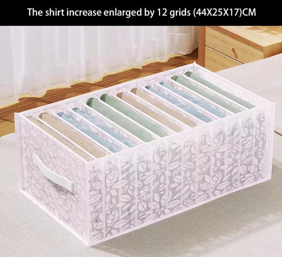Új szekrény pulóver rendszerező Fiókelválasztó Rendező farmer alsóneműk zokni tároló doboz nadrág tároló rendszer ruhákhoz