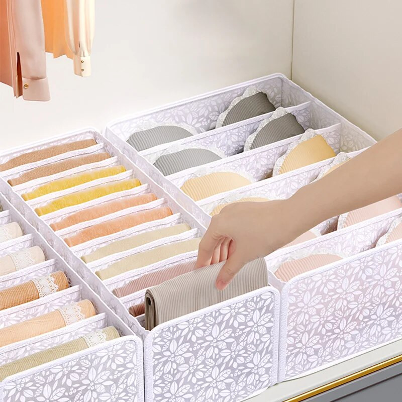 Új szekrény pulóver rendszerező Fiókelválasztó Rendező farmer alsóneműk zokni tároló doboz nadrág tároló rendszer ruhákhoz