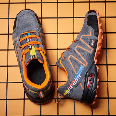Външни туристически обувки Неплъзгащи се мъжки обувки Къмпинг маратонки на платформа Мъжки ежедневни обувки Мъжки водоустойчиви леки Sapato Masculino