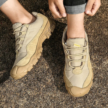 Υπαίθρια αδιάβροχα παπούτσια πεζοπορίας αναπνεύσιμες μπότες τακτικής μάχης Στρατού Desert Training Sneakers Αντιολισθητικά Ανδρικά παπούτσια πεζοπορίας