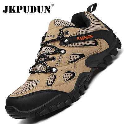 Autumn Men Trekking Mountain Shoes Breathable Mens Hiking Shoes Outdoor Athletic Sneakers Men Sports Shoes Zapatillas Deportivas