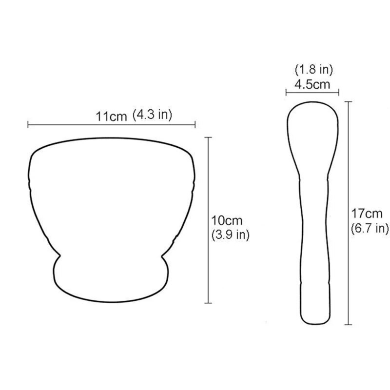 Skiedinio grūstuvės rinkinys Česnakų žolelių Prieskonių maišymas Šlifavimo Smulkintuvas Dubuo Restoranas Virtuvės Įrankiai 2023 NAUJAS trintuvas Česnako spaudos dubuo 