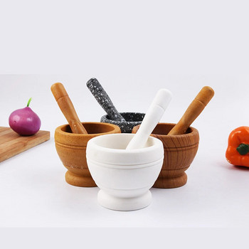 1PC Easy Clean Mini Kitchen Horst PestleGarlic Инструмент за смилане Кухненски инструмент Изстисквачка за храна Преса за чесън