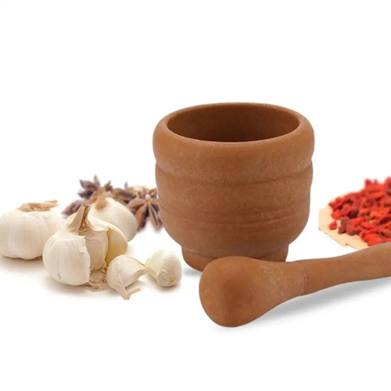 Mördi ja nuia komplekt Vürtsveski PP jahvatuskausi komplekt Küüslaugupurusti Köögitööriist Ürdipurusti Kodus küpsetamiseks lihtne puhastada