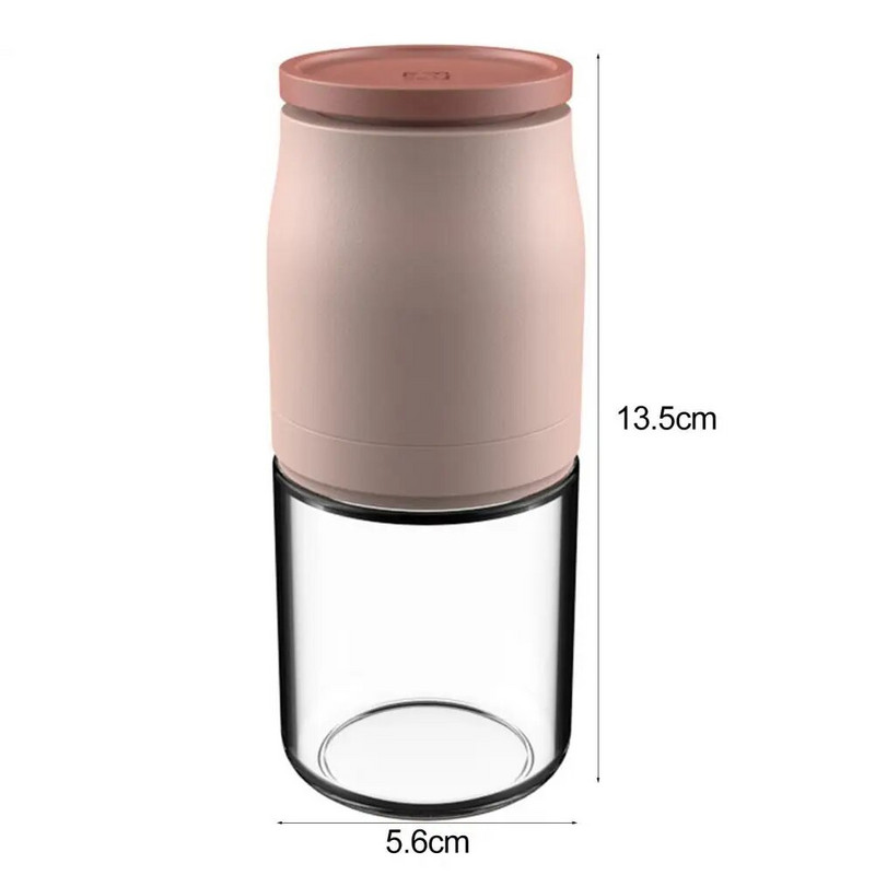 Reguliuojamo storio pipirų malūnėlio buitinis vadovas juodųjų pipirų stiklinis malimo butelis sezamo jūros druskos malimo butelis