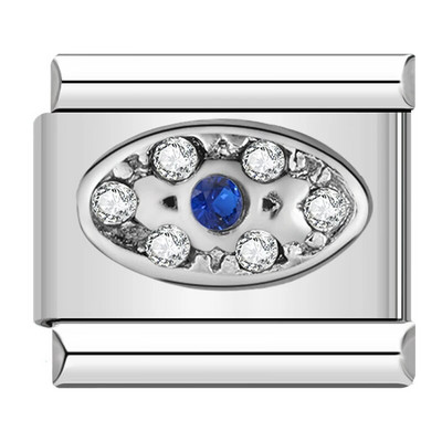 Hapiship Fashion 2022 2023 Sexy Eye Angel Miss You Italian Links Charm Fit 9mm Apyrankės Nerūdijančio plieno Papuošalai pasidaryk pats DJ601