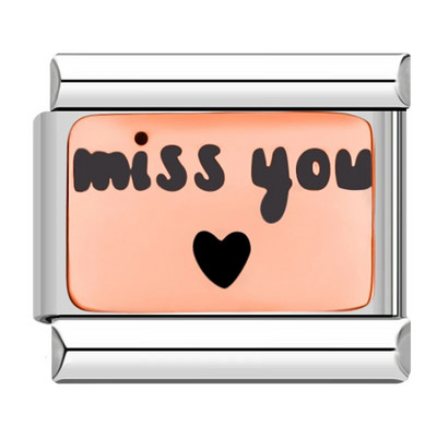 Hapiship Fashion 2022 2023 Sexy Eye Angel Miss You Italian Links Charm Fit 9mm Apyrankės Nerūdijančio plieno Papuošalai pasidaryk pats DJ601