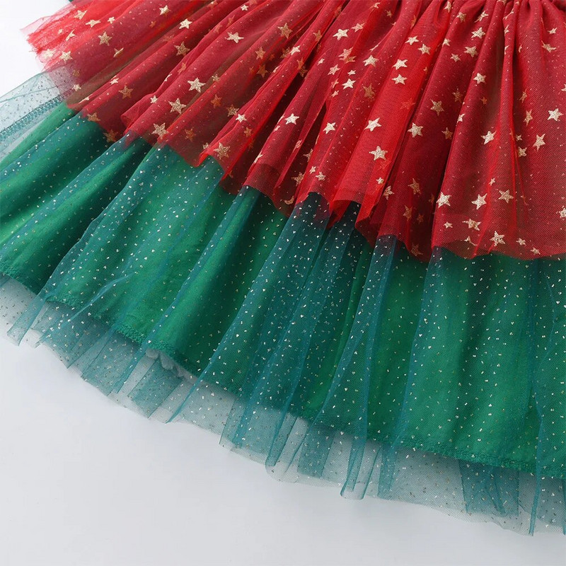 VIKITA Tüdrukute Jõulu-uusaasta Kleidid Lastele Põdra lumehelbed Print pikkade varrukatega sügistalveprintsess Armas moodne kleit 3-12 a.