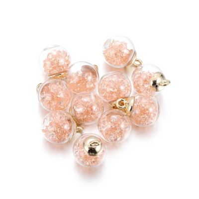 10 vnt. Pakabukai Žvaigždžių blizgučiai permatomas stiklo rutulys 16 mm pakabučiai amatai, radiniai, rankų darbo papuošalai, pasidaryk pats, auskarai, karoliai