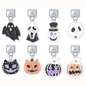 Hapiship Nauja Spalva Glazūra Helovinas Moliūgų Kryžius Itališkos Nuorodos Charm Fit 9mm Apyrankė Nerūdijančio plieno Papuošalai DIY Gamyba DJ456