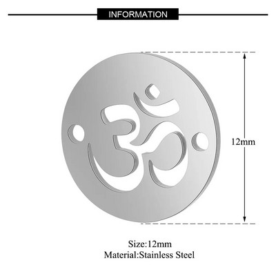 5tk/partii 316 roostevabast terasest koerakäpa kassi loomavõlu hulgimüük Päikese om konnektor jooga lootose süda ehete valmistamise meisterdamise amuletid