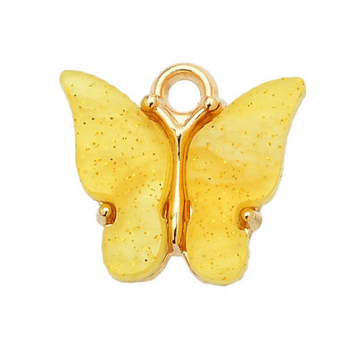 Nauji 16 spalvų Spalvingi mieli drugelių pakabukai „pasidaryk pats“ papuošalai, drugelių auskarai, papuošalų aksesuarai, didmeninė prekyba gyvūnų žavesiu