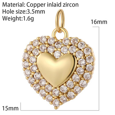 Evil Blue Eye Flower Heart Charms για κοσμήματα που φτιάχνουν χαριτωμένο πουλί πεταλούδα αρκουδάκι Χρυσό χρώμα Dijes Diy σκουλαρίκια κολιέ βραχιόλι