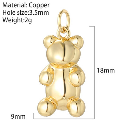 Evil Blue Eye Flower Heart Charms για κοσμήματα που φτιάχνουν χαριτωμένο πουλί πεταλούδα αρκουδάκι Χρυσό χρώμα Dijes Diy σκουλαρίκια κολιέ βραχιόλι