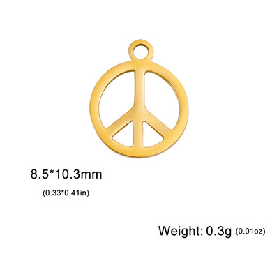 Teamer 5 kom/lot Privjesci od nehrđajućeg čelika za izradu nakita Medvjedić lišće Zvijezde Privjesak Mini privjesak Narukvica DIY dodaci Hot Sale