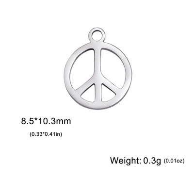 Teamer 5 kom/lot Privjesci od nehrđajućeg čelika za izradu nakita Medvjedić lišće Zvijezde Privjesak Mini privjesak Narukvica DIY dodaci Hot Sale