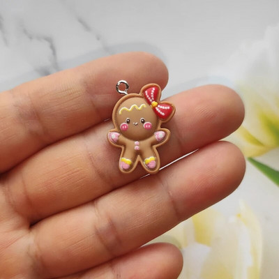 12 tk joonisfilmi jõulusari võlu armas lumememm hirve ripats lame seljaga Cabochon DIY ehete valmistamine käevõru kõrvarõnga aksessuaar