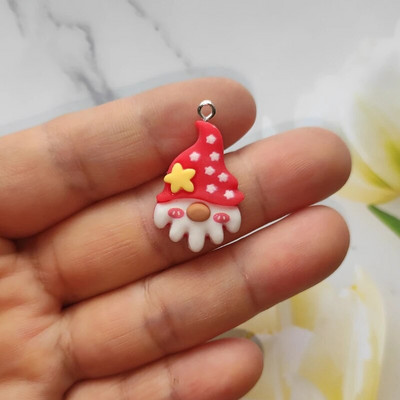 12 tk joonisfilmi jõulusari võlu armas lumememm hirve ripats lame seljaga Cabochon DIY ehete valmistamine käevõru kõrvarõnga aksessuaar