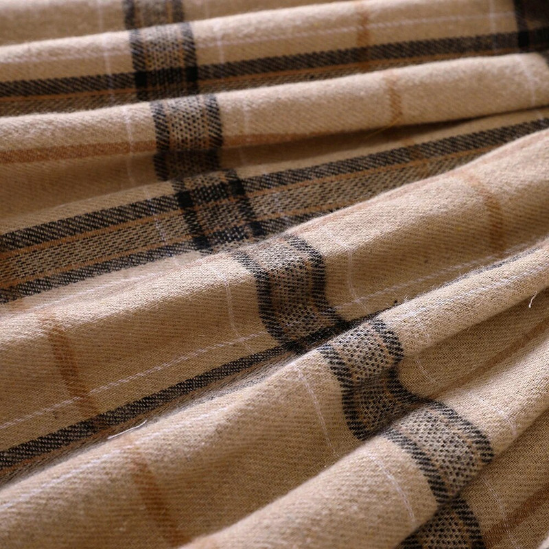 Dievčenské jarné a jesenné nové okrúhle výstrihové kartáčované kockované šnurovacie dlhé rukávy s klobúkom