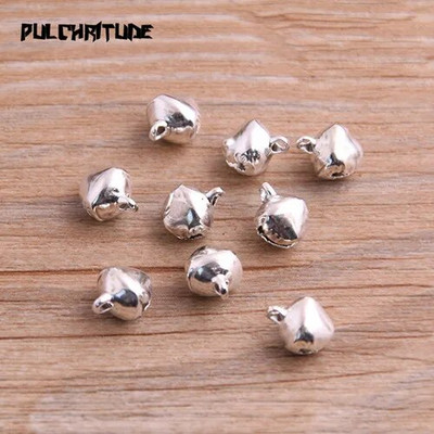 100 vnt. / 6 * 8 mm Nauji kalėdiniai varpeliai, įvairių spalvų, palaidi karoliukai, maži varpeliai Kalėdų dekoravimo dovana