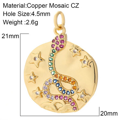 Eye Charm Κοσμήματα Γούρια για σκουλαρίκια Κολιέ Βραχιόλι Κατασκευάζοντας χαριτωμένο τουρκικό μενταγιόν Evil Blue Eye Designer Gold Color Snake