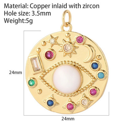 Eye Charm Κοσμήματα Γούρια για σκουλαρίκια Κολιέ Βραχιόλι Κατασκευάζοντας χαριτωμένο τουρκικό μενταγιόν Evil Blue Eye Designer Gold Color Snake