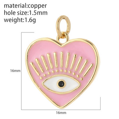 Eye Charm Κοσμήματα Γούρια για σκουλαρίκια Κολιέ Βραχιόλι Κατασκευάζοντας χαριτωμένο τουρκικό μενταγιόν Evil Blue Eye Designer Gold Color Snake