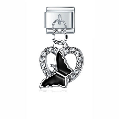 Hapiship Νέο πλάτος 9mm Γνήσιες χάντρες Daisy Bell Μπλε χελώνα Βραχιόλι Ιταλικής γοητείας Fit Κοσμήματα από ανοξείδωτο ατσάλι κατασκευή DJ317